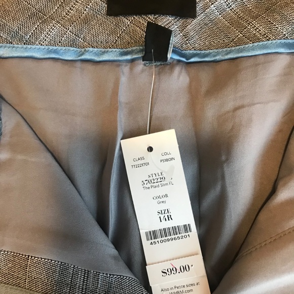 WHBM Grey Dressy Pants - Picture 3 of 8